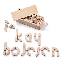 Kay Bojesen Babies Alphabet Blocks i bøgetræ